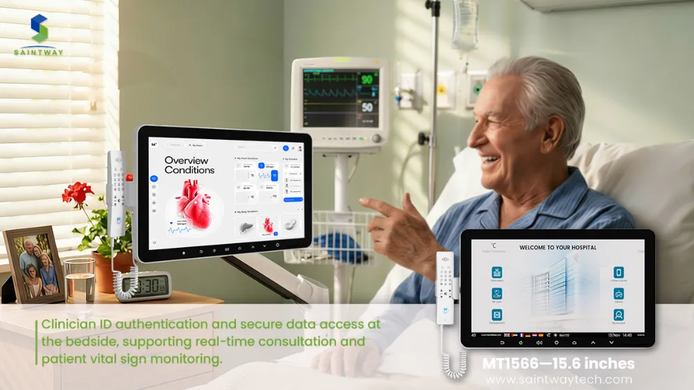 MT1566 Bedside touchscreen terminal hospital